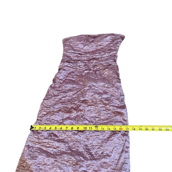 Nicole Miller Runway Gala Party Couture Dress Gown Size 8 Semi Metallic NEW TAGS - Picture 6 of 15